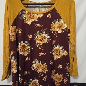 Floral Long Sleeve Shirt
